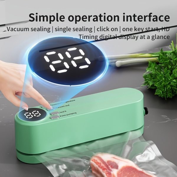 Wireless vacuum sealing machine