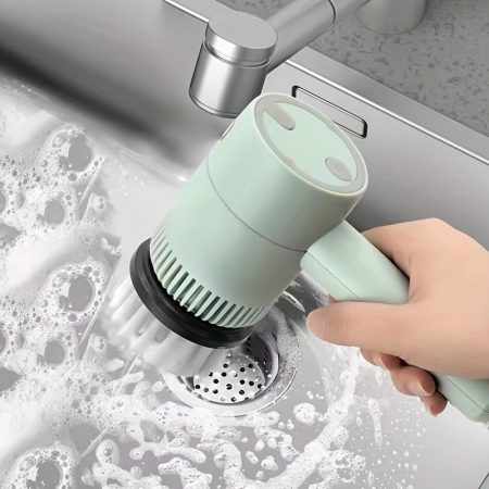 Wireless electric cleaning kitchen brush