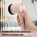 Wireless electric cleaning kitchen brush