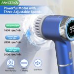 5 nozzles, LED display screen, three-speed adjustable hand-held rotary electric scrubber