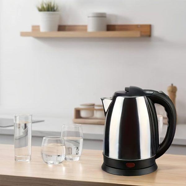 Stainless steel electric kettle with LED indicator light-Automatic closing protection